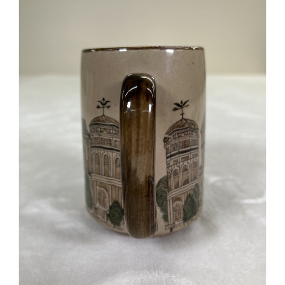 Vintage Otagiri? Mug Made In Japan Victorian Street Scene Row Houses 5" Charity - Picture 4 of 9